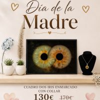 Cuadro 2 Iris día de la Madre + 1 collar